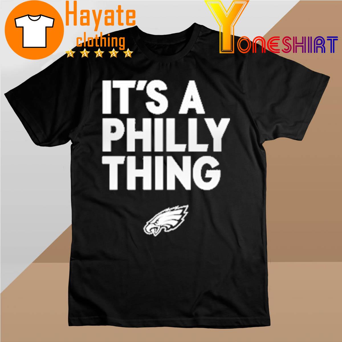 Women's Philadelphia Eagles New Era Black It's A Philly Thing 2023 shirt