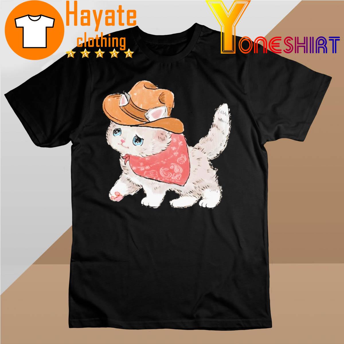 Cute Cat Sad Cowboy Women’s shirt