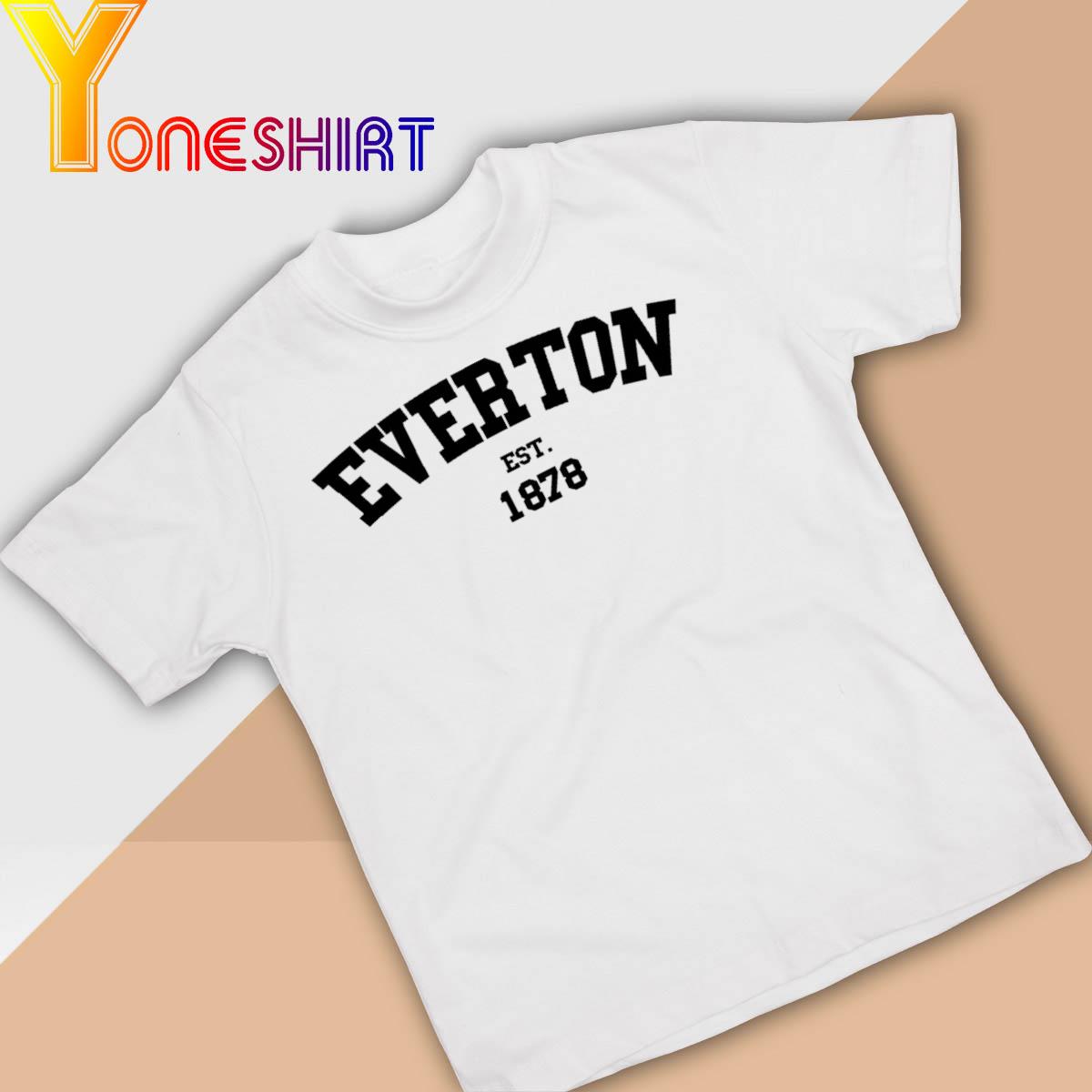 Everton est 1878 shirt