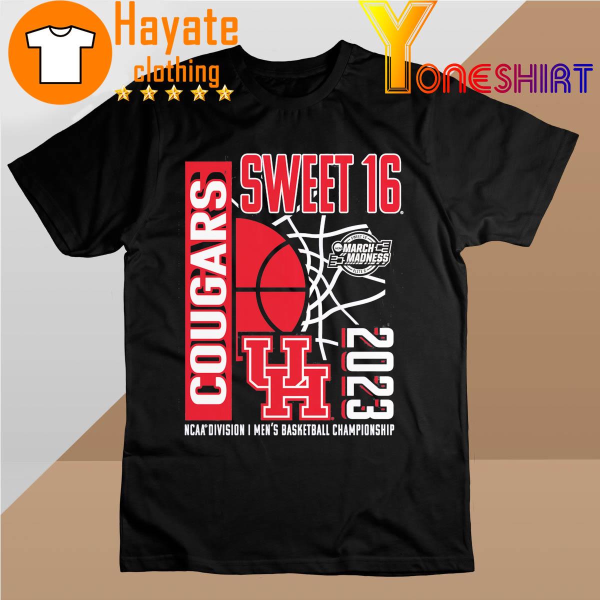 Houston Cougars Branded 2023 NCAA Men's Basketball Tournament March Madness Sweet 16 T-Shirt