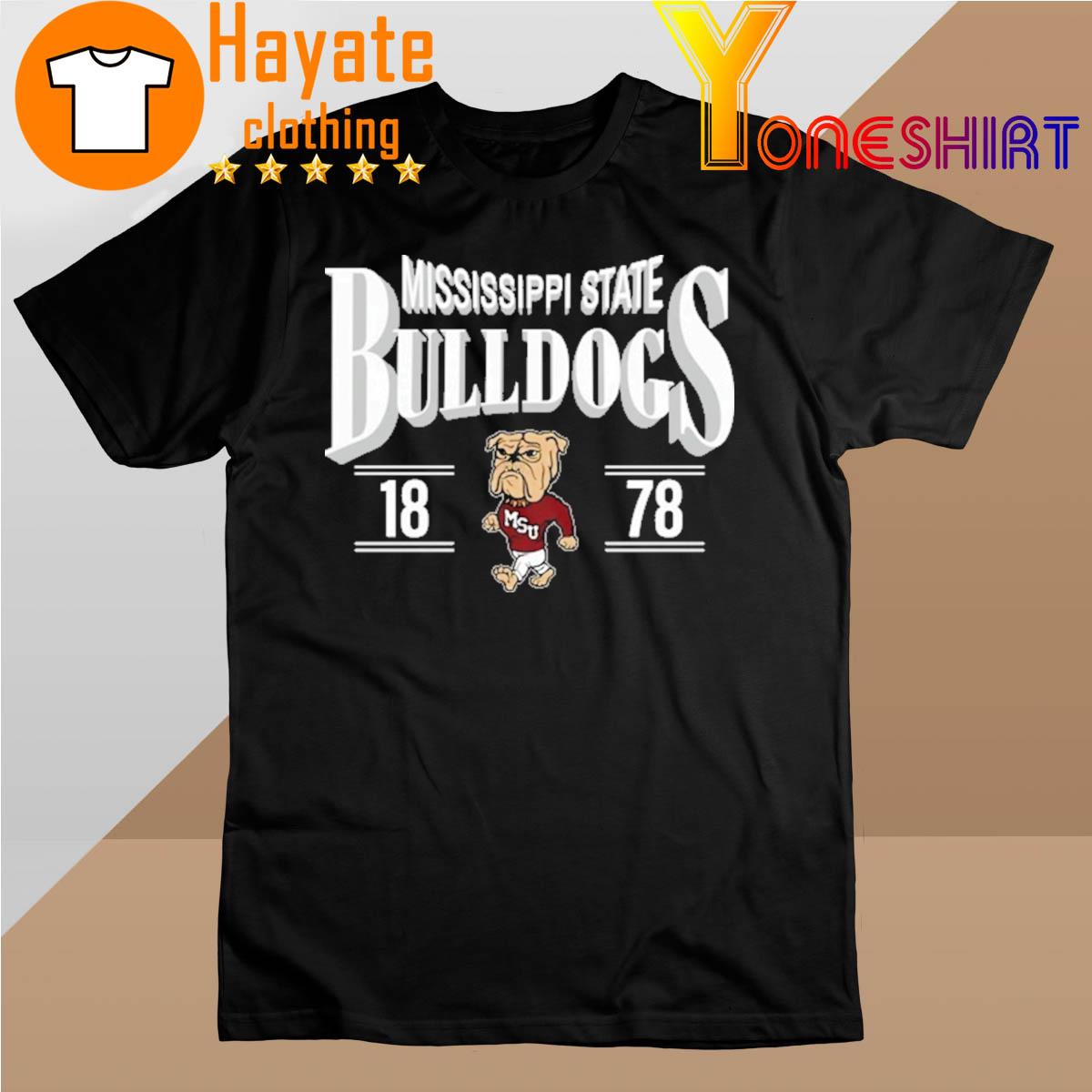Official Mississippi State Bulldogs 18 78 shirt
