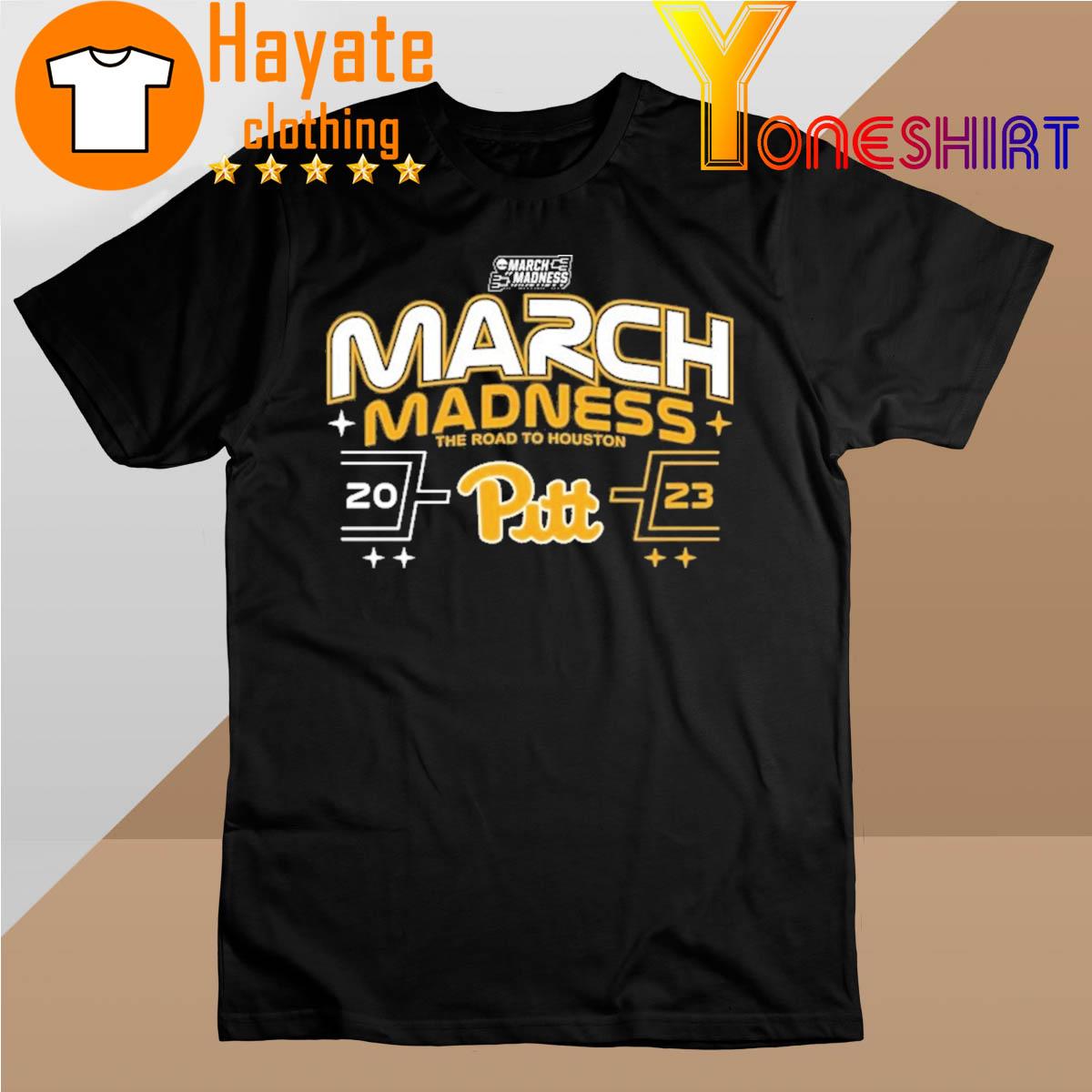 Official Pittsburgh Panthers March Madness The Road to Houston 2023 shirt