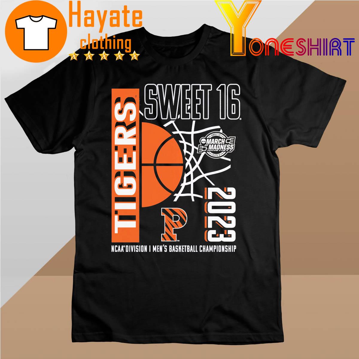 Princeton Tigers Fanatics Branded 2023 NCAA Men's Basketball Tournament March Madness Sweet 16 T-Shirt