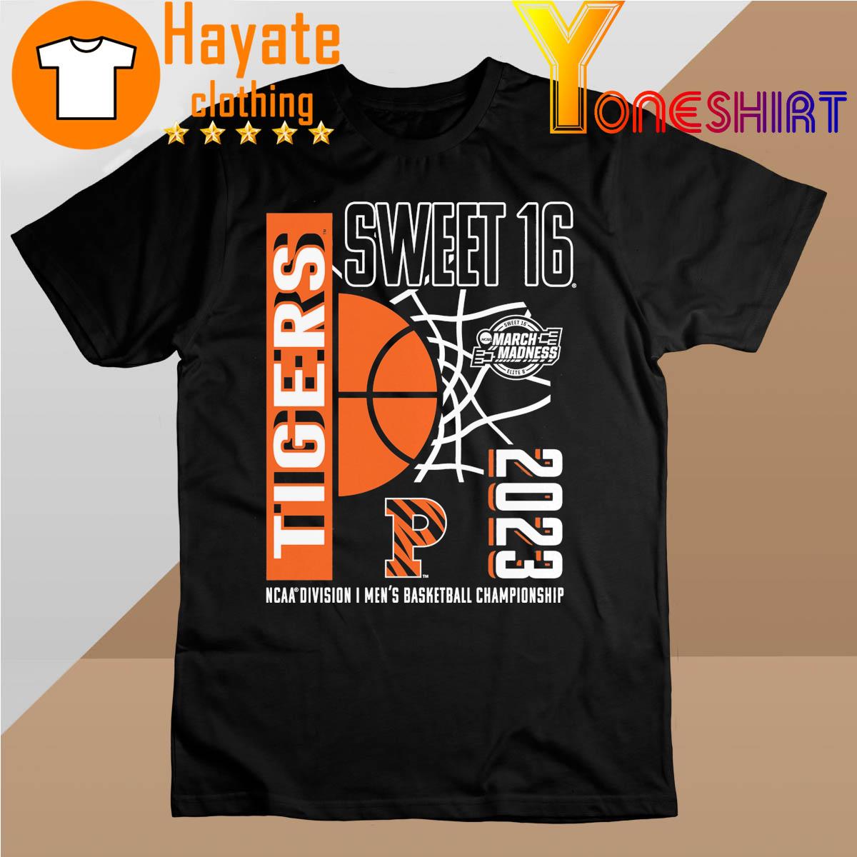 Princeton Tigers Sweet 16 Ncaa Division I Men's Basketball Championship shirt