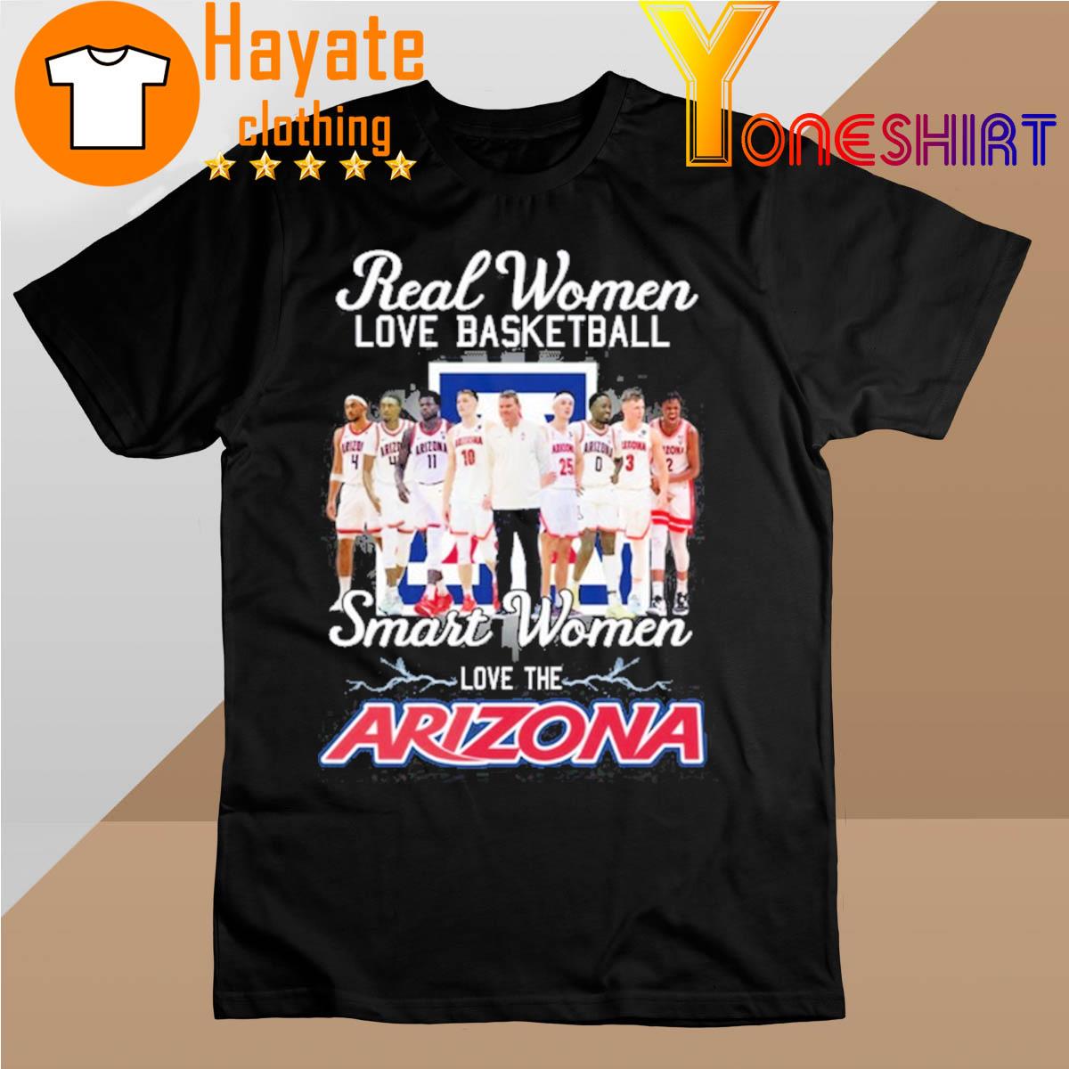 Real Women love Basketball Smart Women love the Arizona Wildcats 2023 shirt