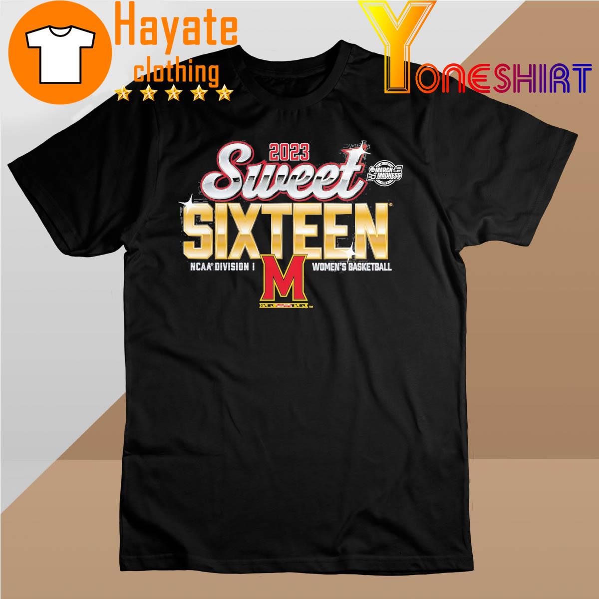 Sports Teams Maryland Terrapins Sweet Sixteen 2023 March Madness shirt
