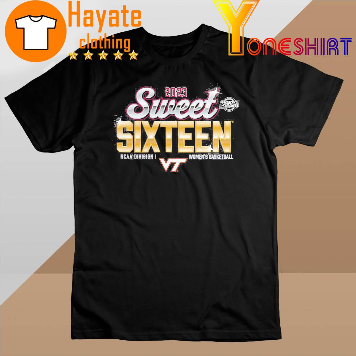 Sports Teams Virginia Tech Hokies Sweet Sixteen 2023 March Madness shirt