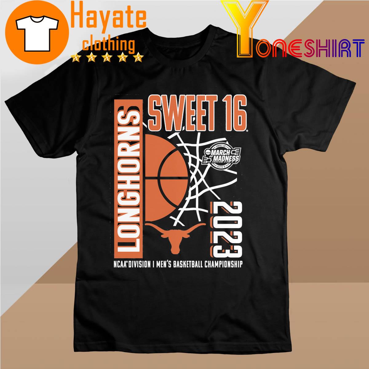 Texas Longhorns Sweet 16 Ncaa Division I Men's Basketball Championship shirt