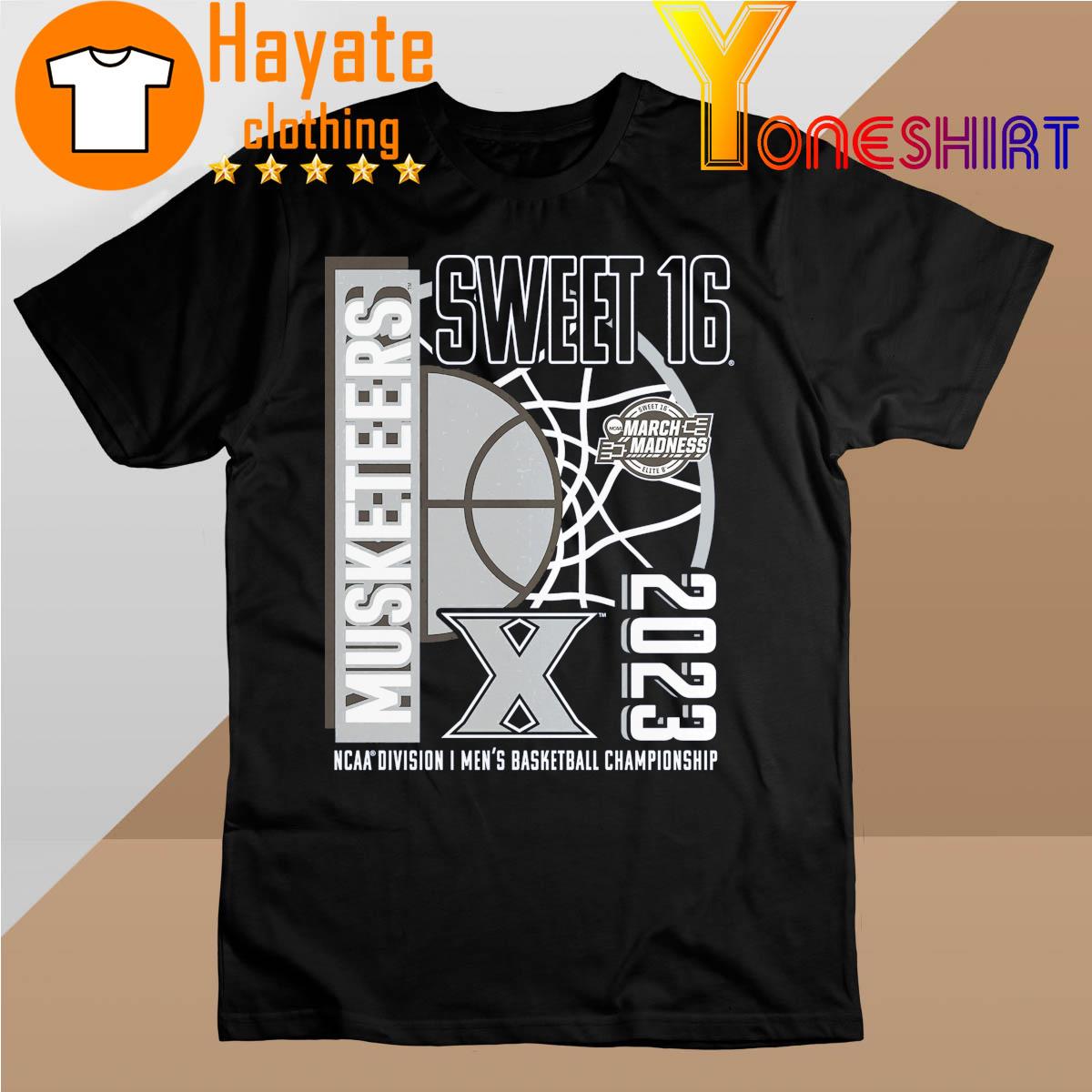 The Team Sports Xavier Musketeers Sweet 16 March Madness 2023 shirt