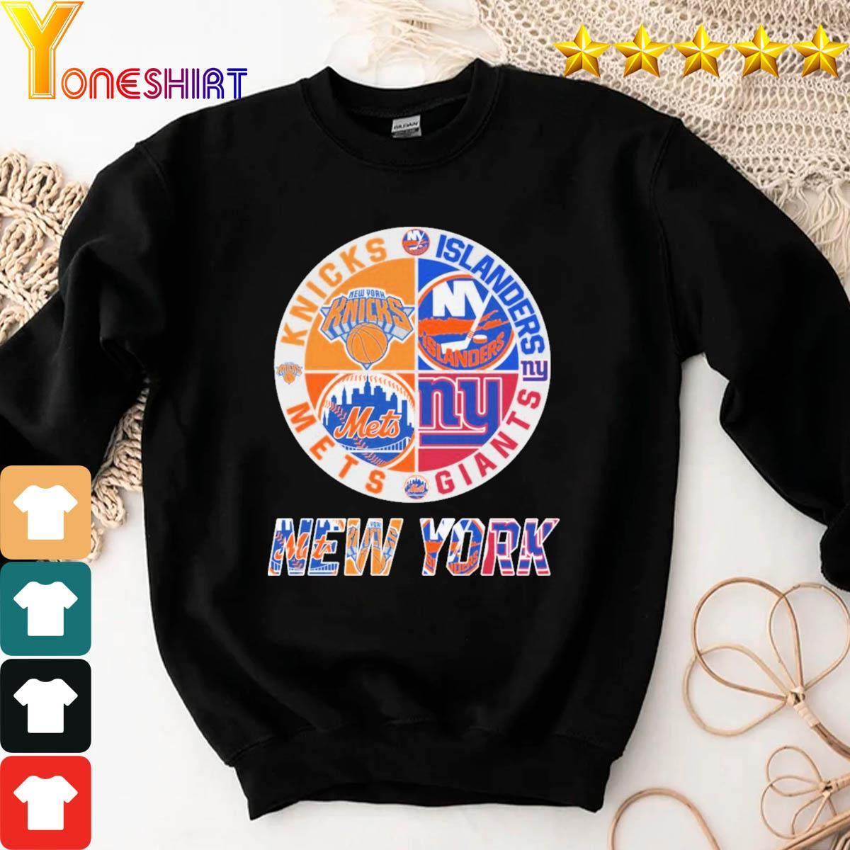 New York Mets New York Knicks New York Giants New York City 2023 Logo shirt,  hoodie, sweater, long sleeve and tank top