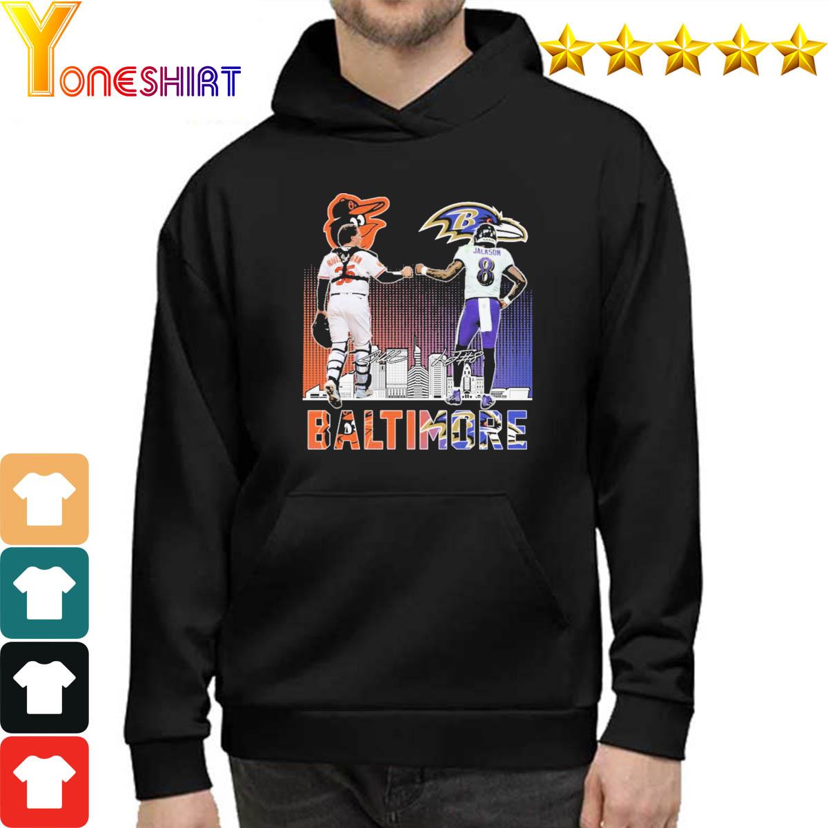 Baltimore Ravens Orioles Jackson Adley Rutschman T Shirt, hoodie