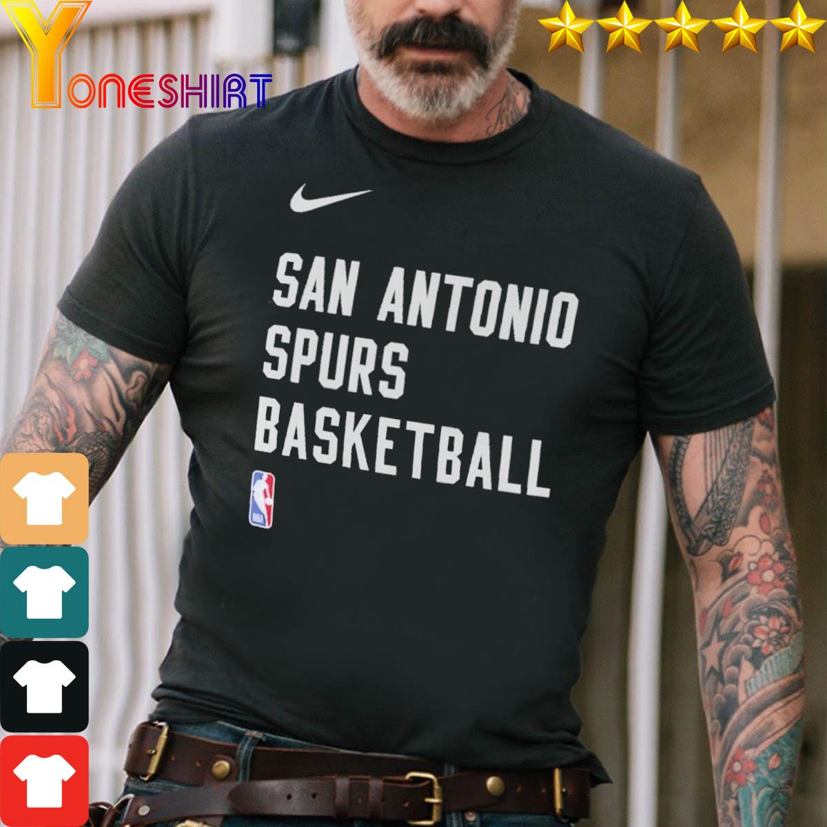 San Antonio Spurs Nike 2023 Sideline Legend Performance Practice Shirt