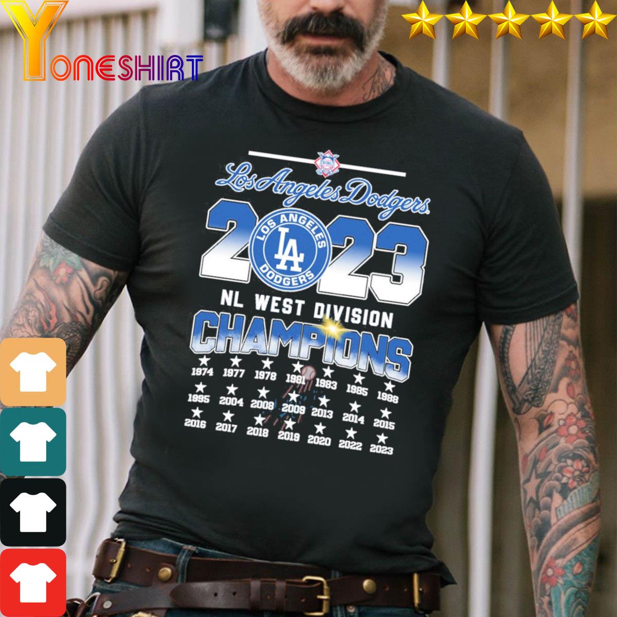 Los Angeles Dodger NL West Champions 2023 Shirt, hoodie, sweater, long  sleeve and tank top