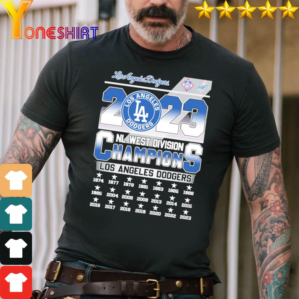 Los Angeles Dodgers Nl West Champs 2023 Take October Shirt, hoodie, sweater  and long sleeve