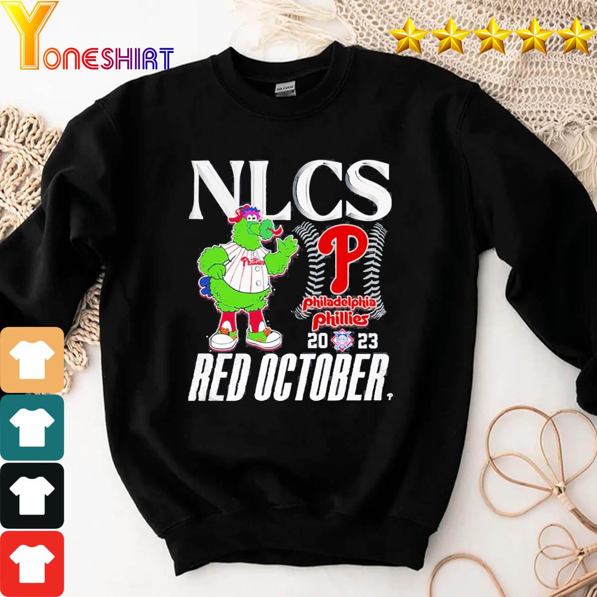 2023 NLCS Philadelphia Phillies Mascot Winner Red October Shirt, hoodie,  longsleeve, sweatshirt, v-neck tee