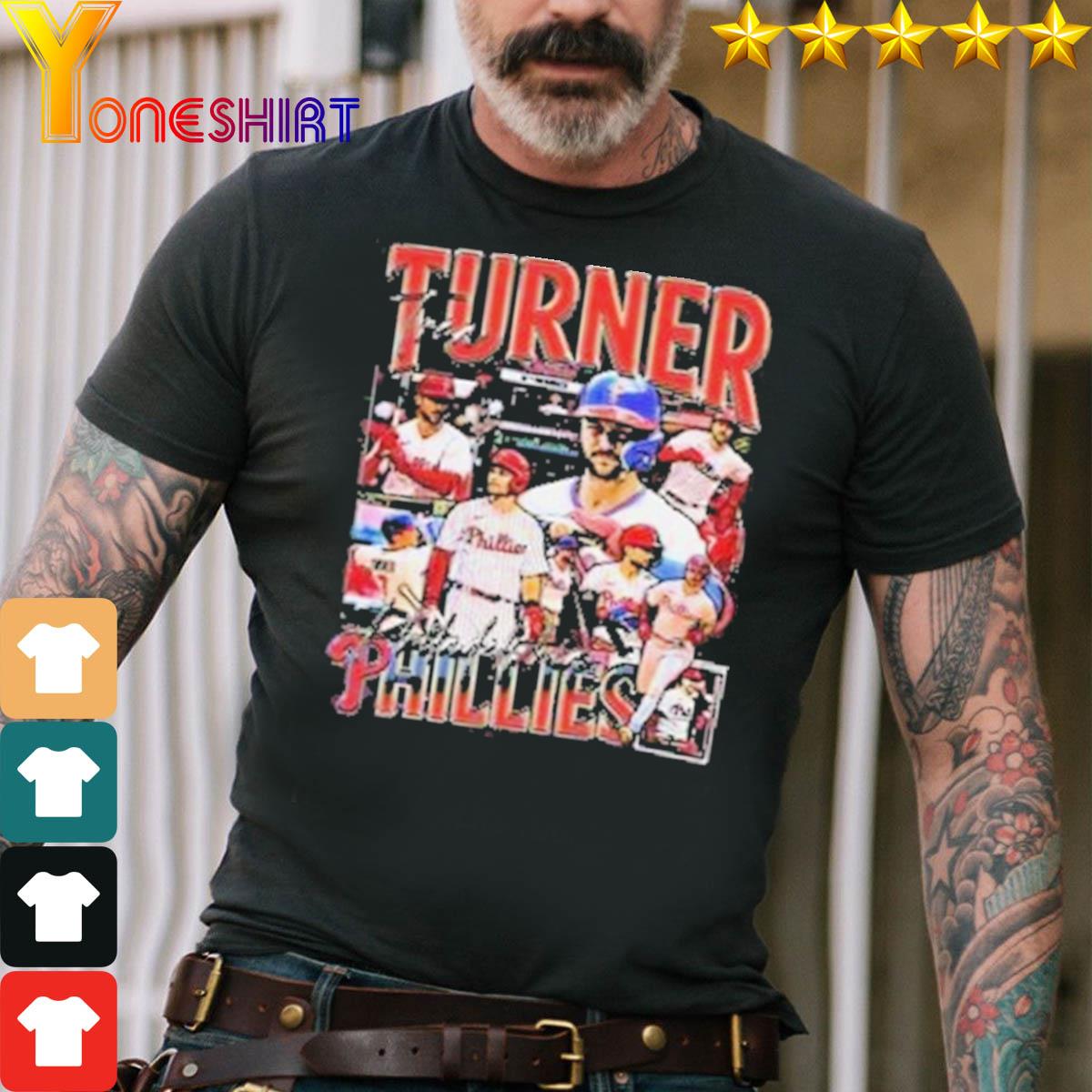 Trea Turner Philadelphia Phillies 2023 Name & Number T-Shirt
