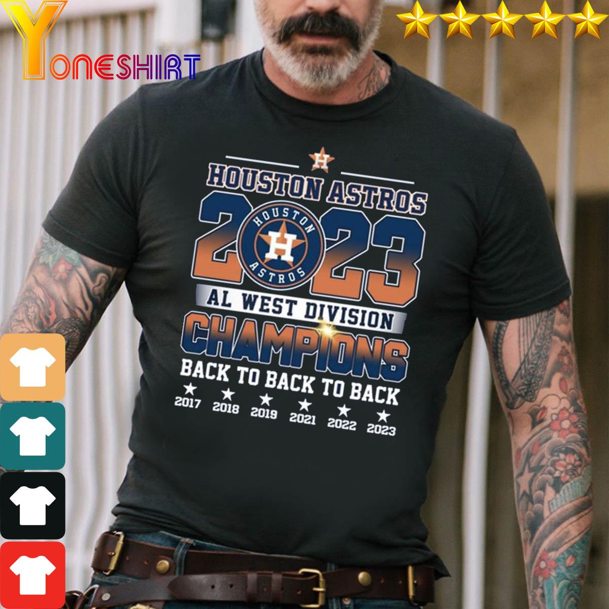Houston Astros American League West Division Champions 2023 Shirt, hoodie,  longsleeve, sweater