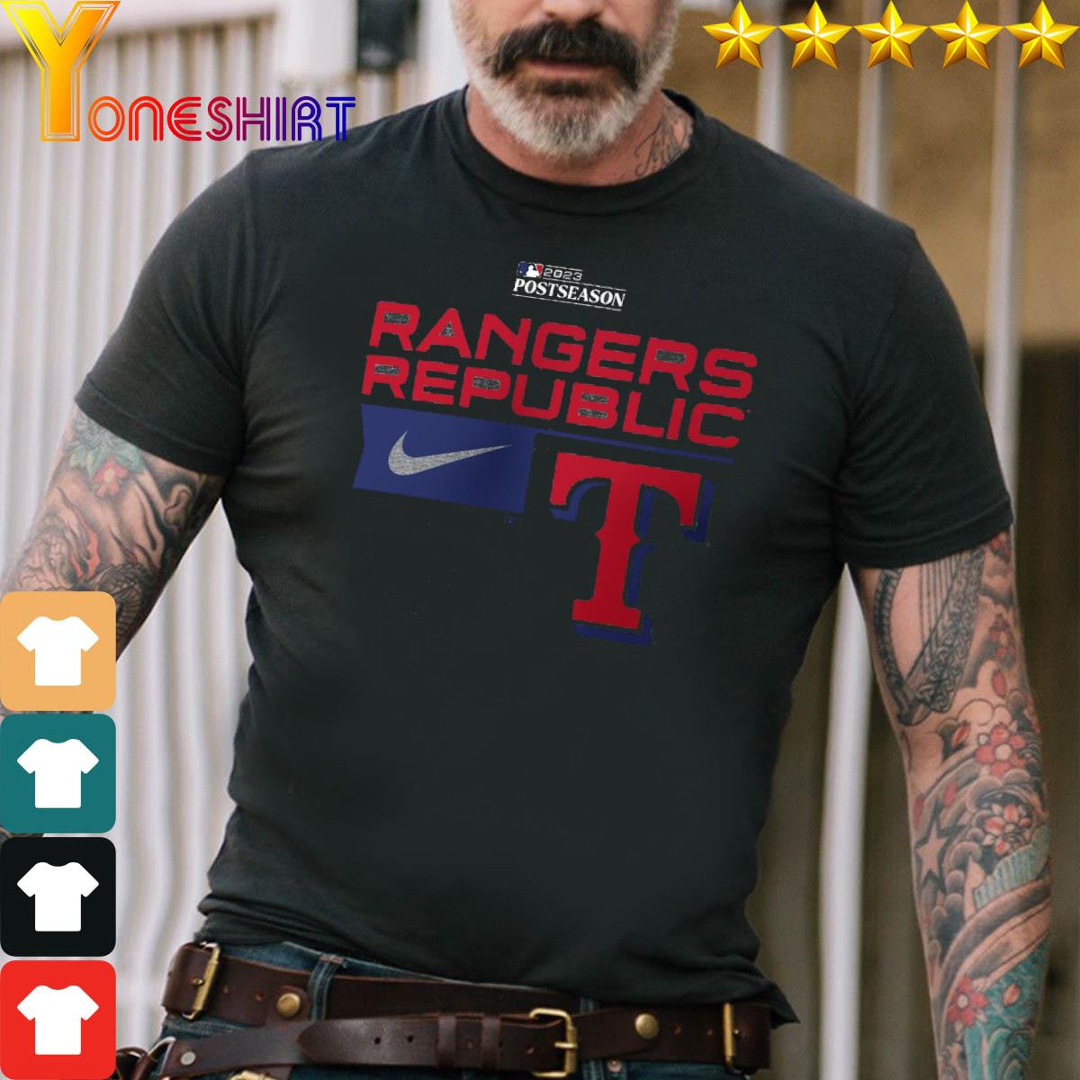 Texas Rangers Nike Rangers Republic Postseason 2023 Shirt, hoodie, sweater,  long sleeve and tank top