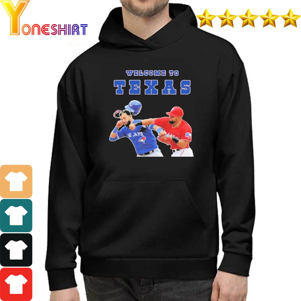 Welcome To Texas Rougned Odor Jose Batista Punch Shirt, hoodie