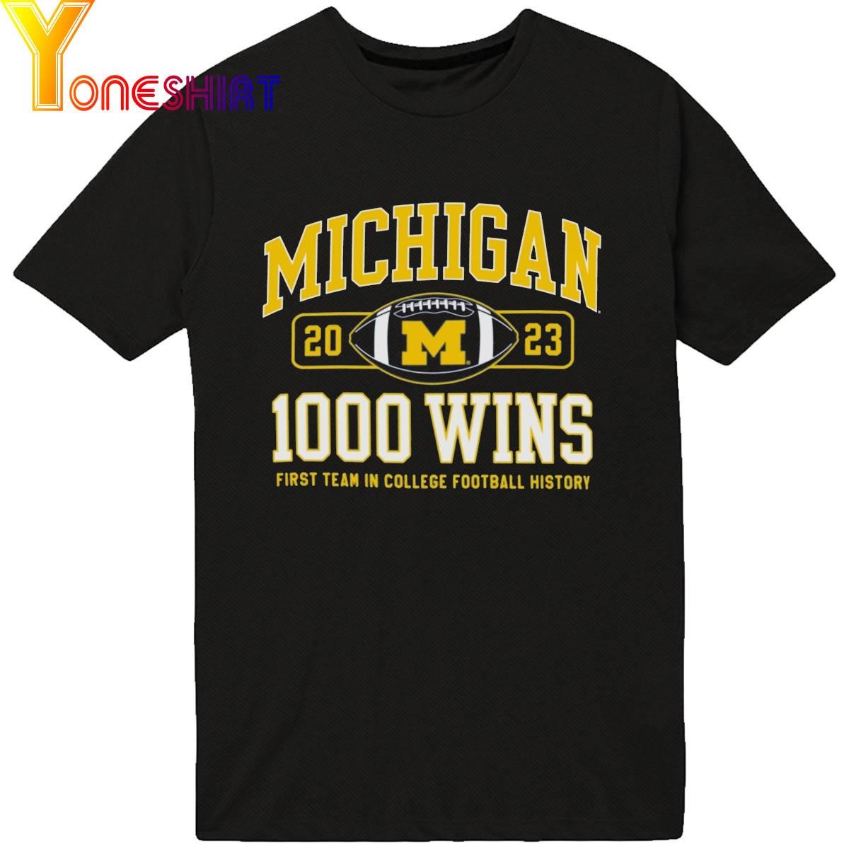 Original Michigan 2023 1000 Wins -shirt