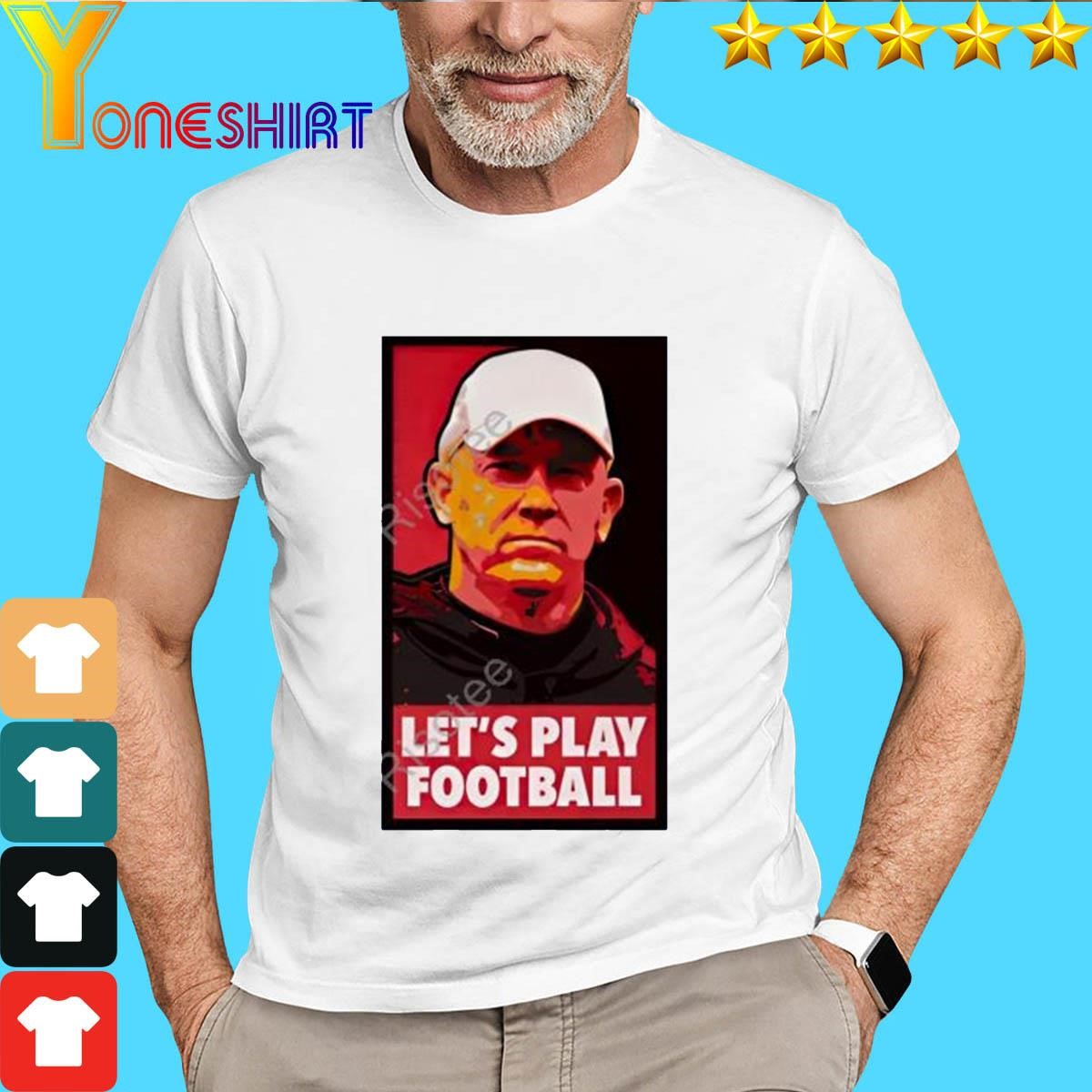 Mike Rutherford Jeff Brohm Let’s Play Football Shirt