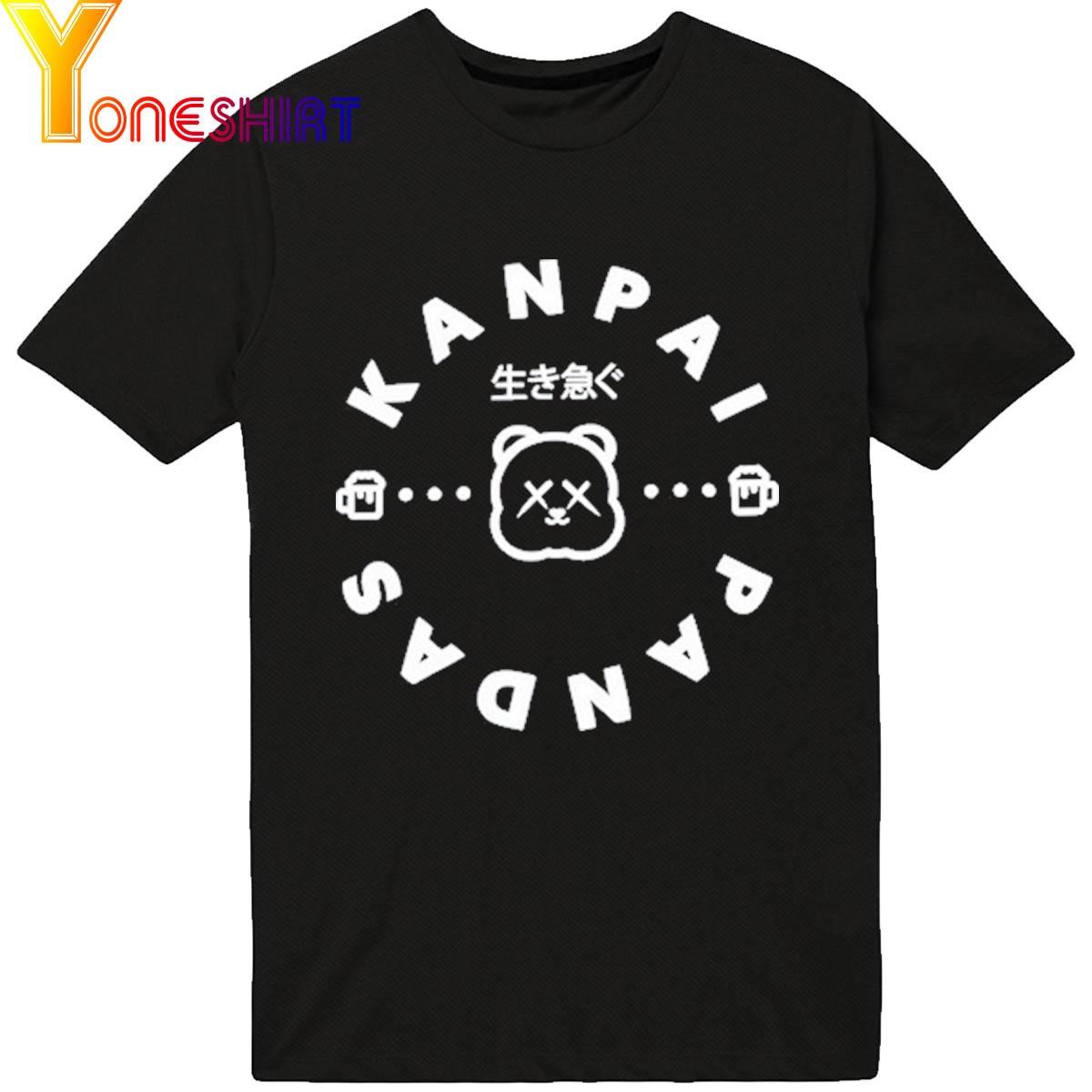 Bony Wearing Kanpai Pandas Ichiban Panda shirt