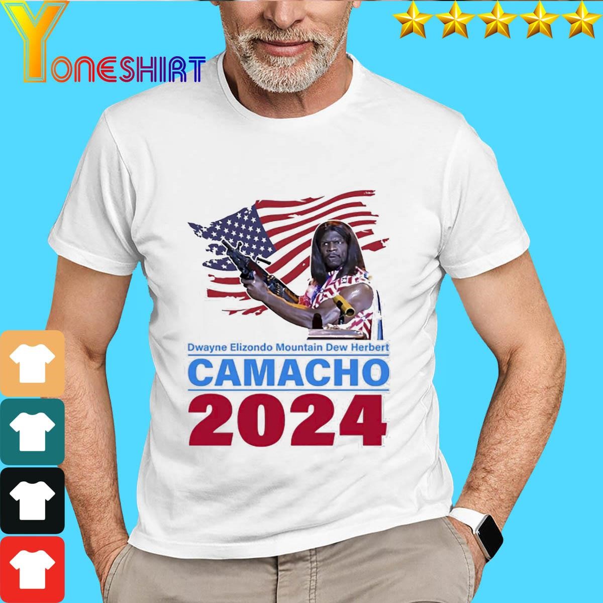 Camacho 2024 Dwayne Elizondo Mountain Dew Herbert Shirt