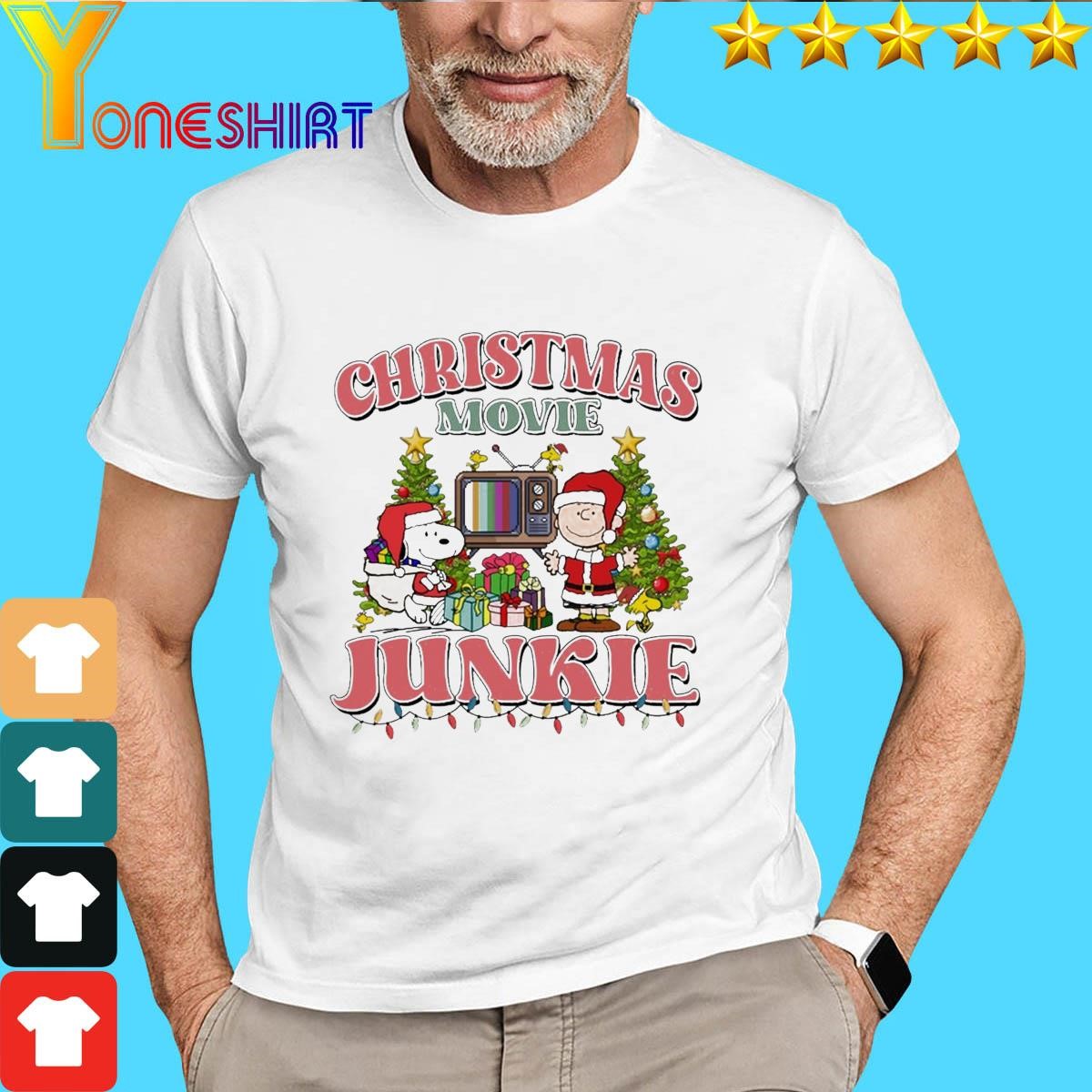 Christmas Movie Jinkies Peanuts Merry CHristmas 2023 Shirt