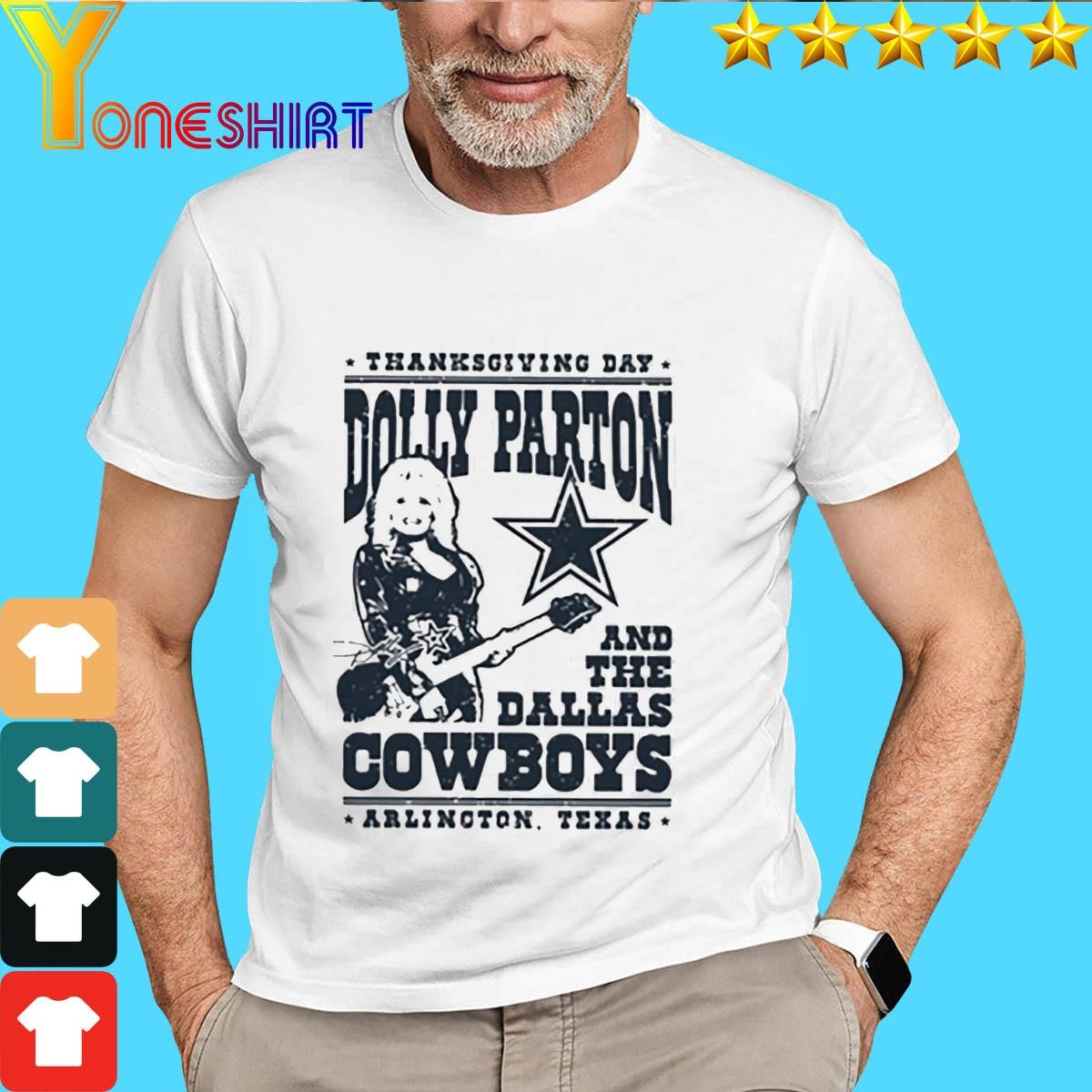 Dak Prescott Thanksgiving Day Dolly Parton And The Dallas Cowboys Shirt