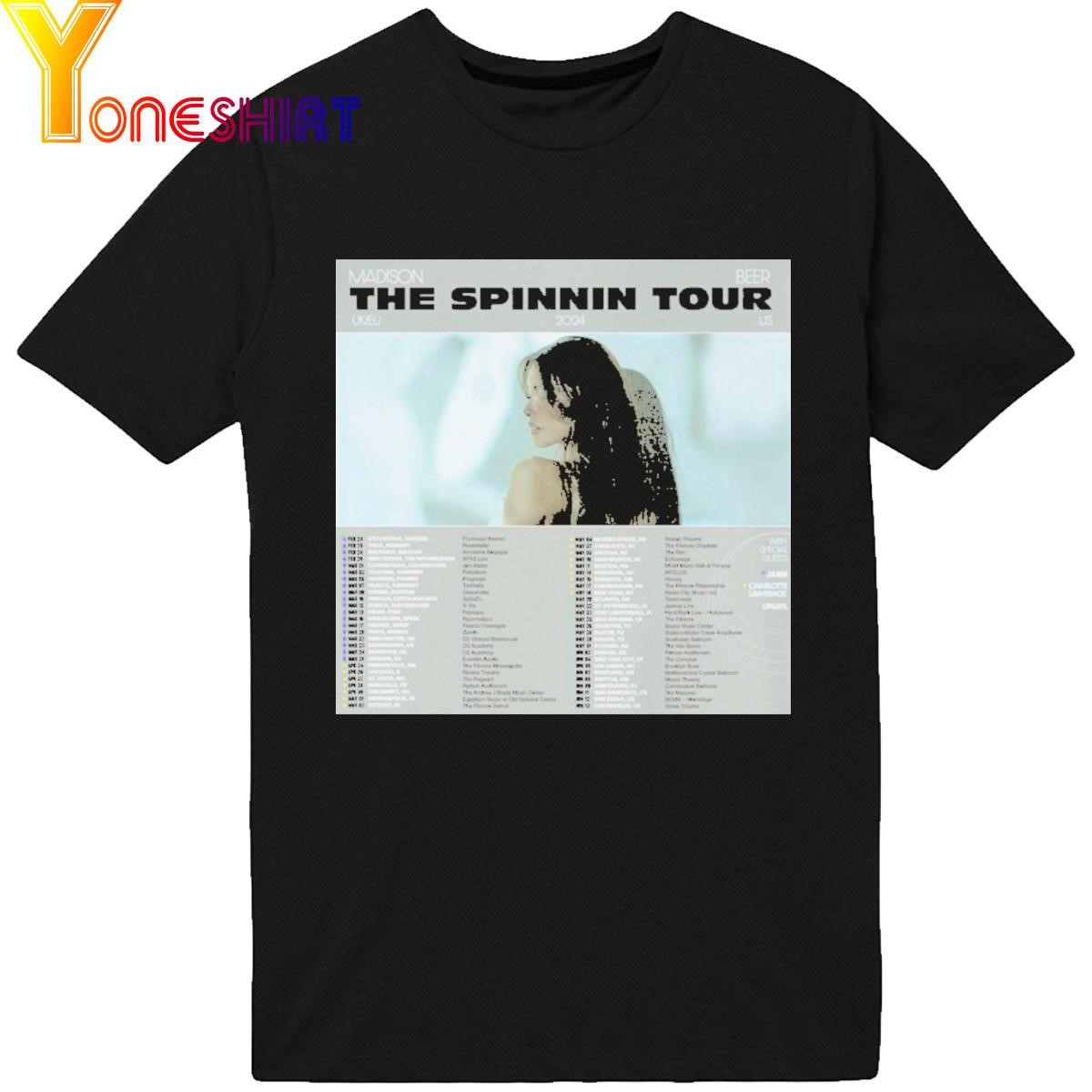 Madison Beer The Spinning Tour 2024 Shirt