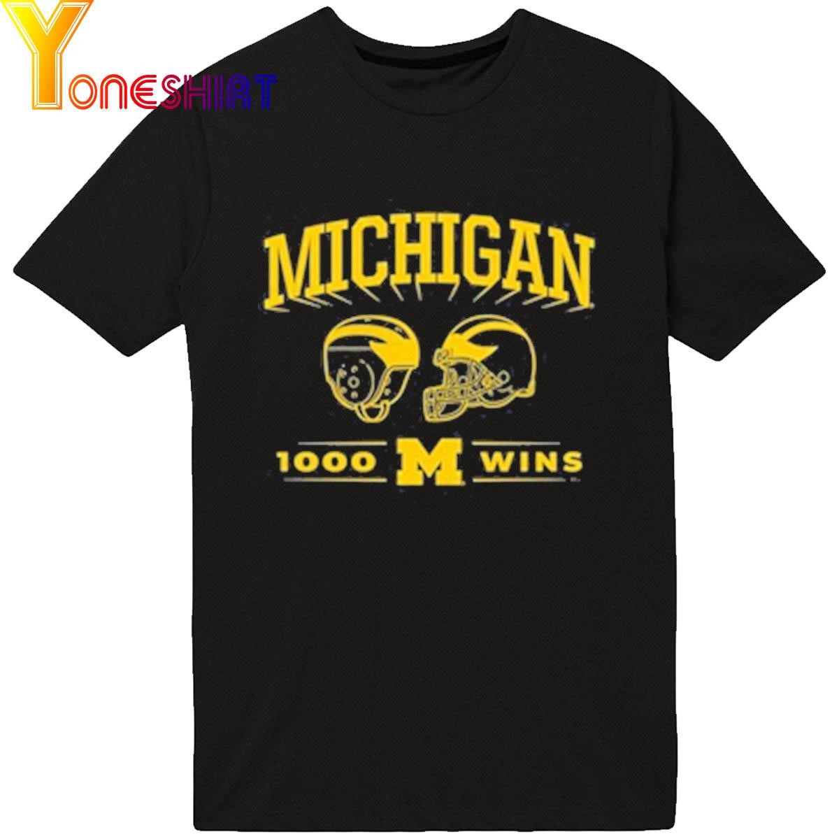Official Michigan Wolverines 1000 Wins 2023 Shirt
