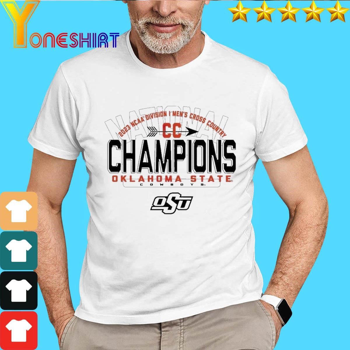 Oklahoma State Cowboys 2023 NCAA Men’s Cross Country National Champions shirt