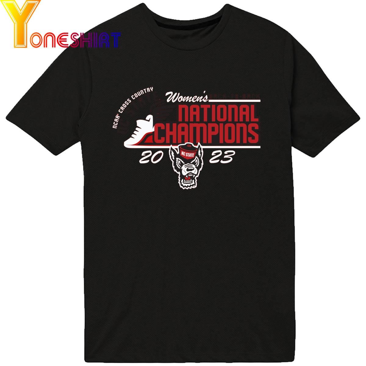 NC State Wolfpack Ncaa Cross Country Women's Back-to-back National Champions 2023 Shirt